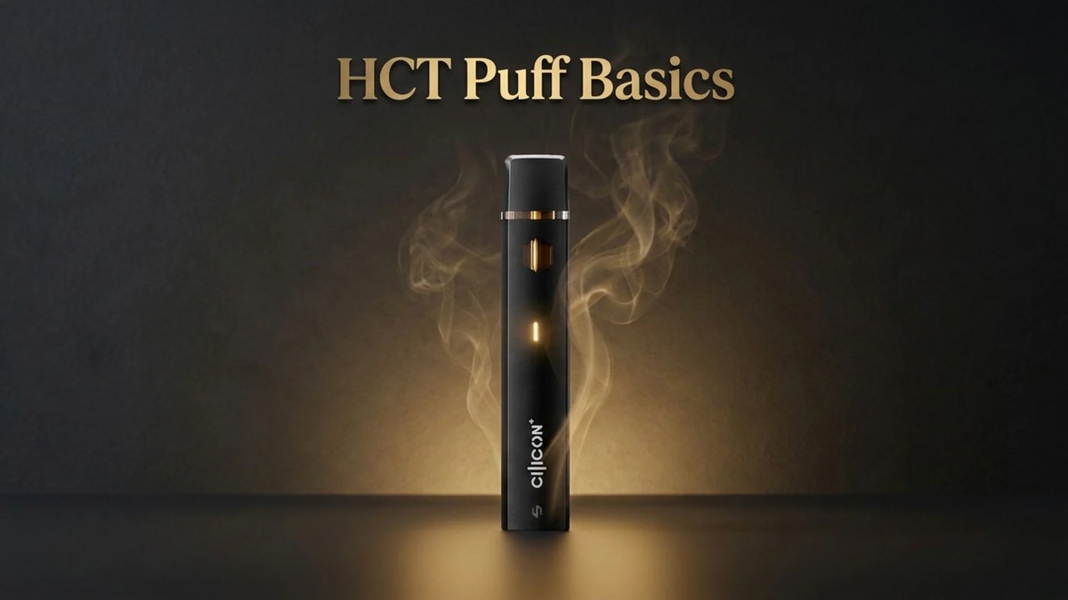 Cómo vapear HCT: potencia baja, caladas cortas