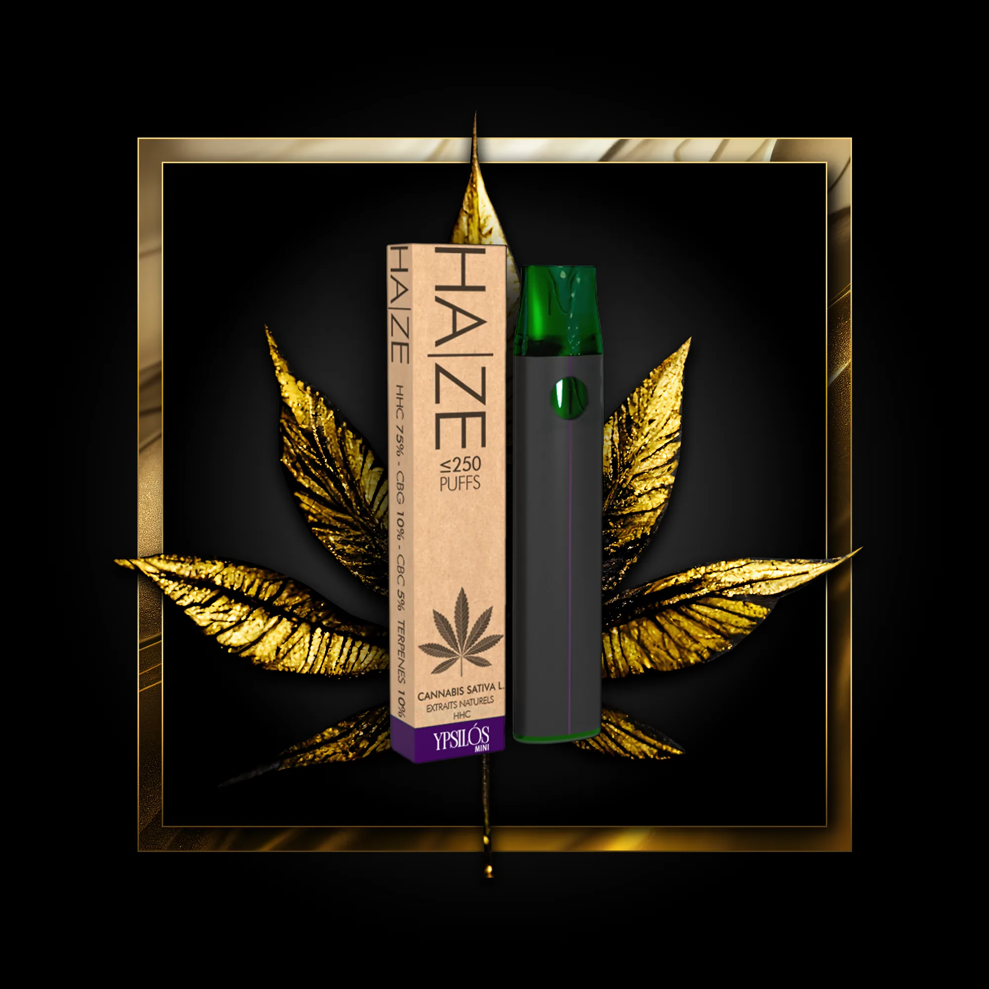 Haze (desechable) 250 inhalaciones - 0,50 ml. HHC