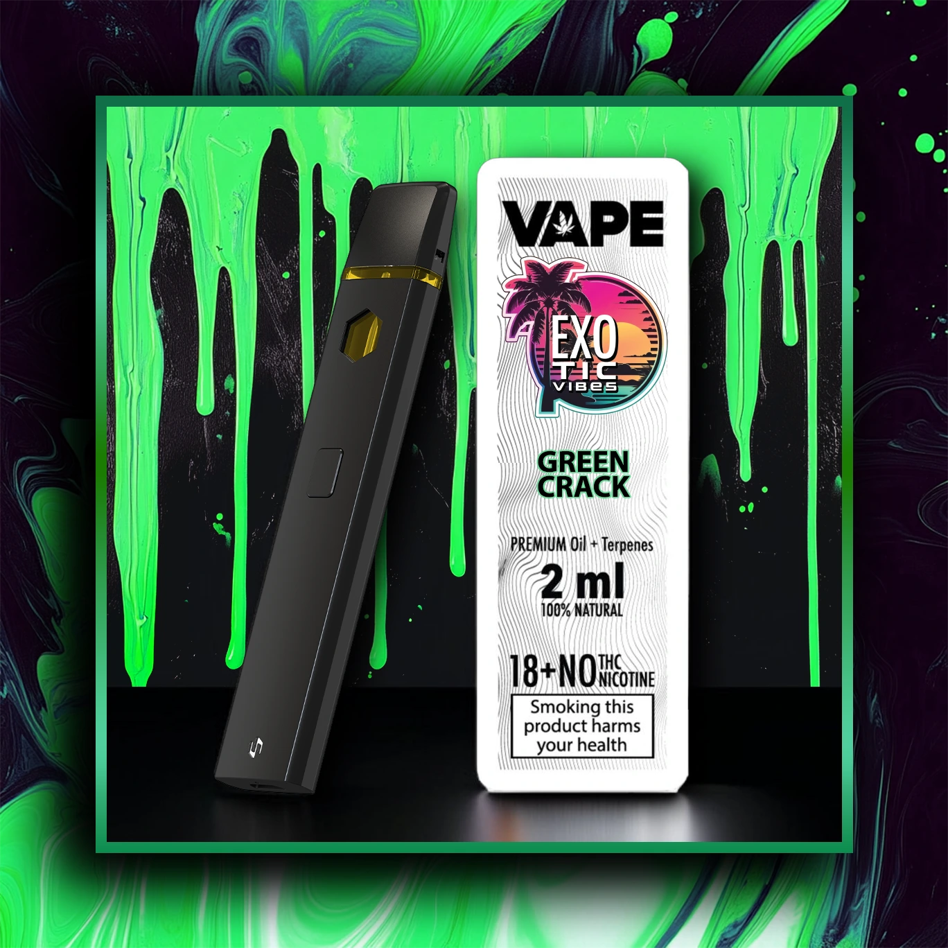 Green Crack H4CBD 2.0 - 2.00 ml. H4CBD